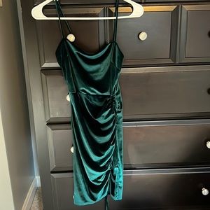 Windsor Green Velvet Cocktail Dress